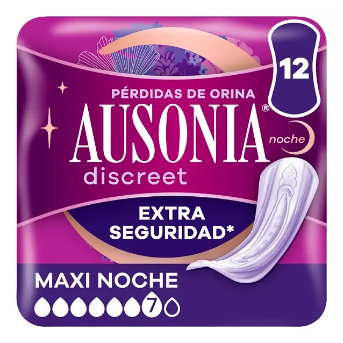 Imagen de Ausonia discreet maxi 12 uds